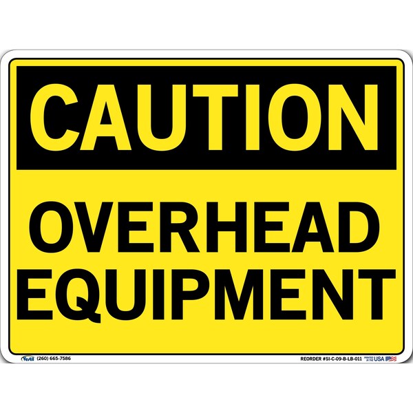 Vinyl Label Sign, 9-1/2" Height, 12-1/2" Width, Vinyl Label, Rectangle, English